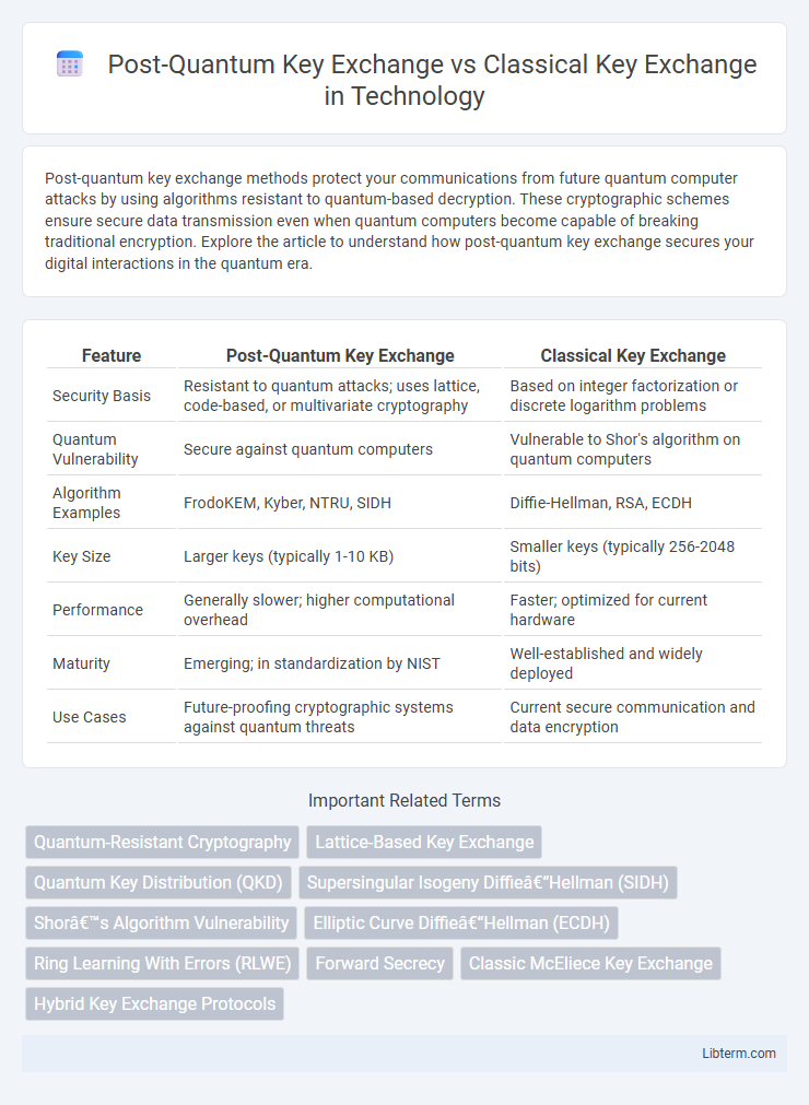 Classical Key Exchange vs Post-Quantum Key Exchange in Technology - What is The Difference?