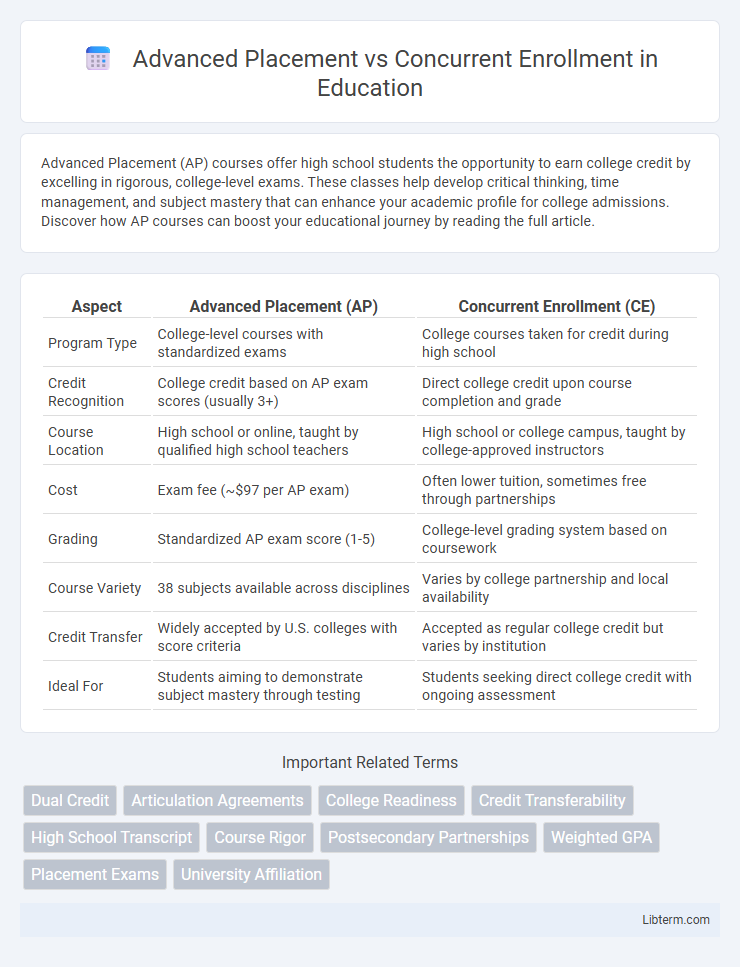 Concurrent Enrollment vs Advanced Placement in Education - What is The Difference?