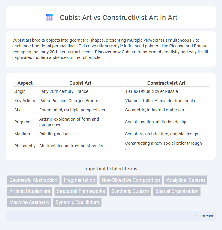 Constructivist Art vs Cubist Art in Art - What is The Difference?