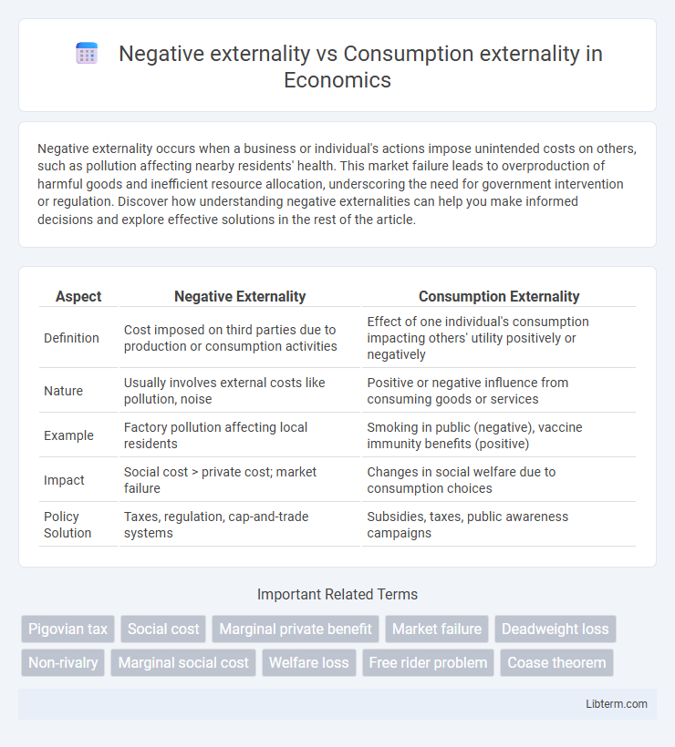 Consumption externality vs Negative externality in Economics - What is The Difference?