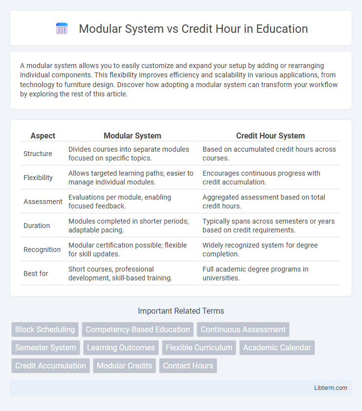 Credit Hour vs Modular System in Education - What is The Difference?