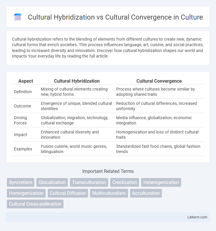 Cultural Convergence vs Cultural Hybridization in Culture - What is The Difference?