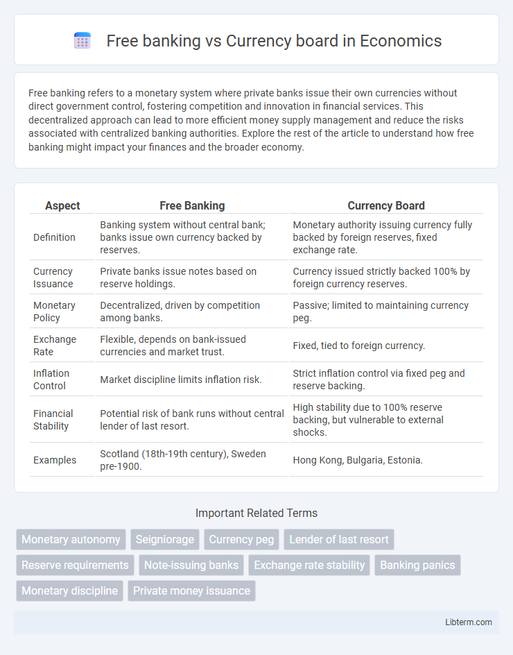 Currency board vs Free banking in Economics - What is The Difference?