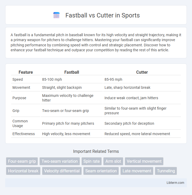 Cutter vs Fastball in Sports - What is The Difference?