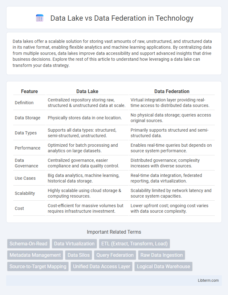 Data Federation vs Data Lake in Technology - What is The Difference?