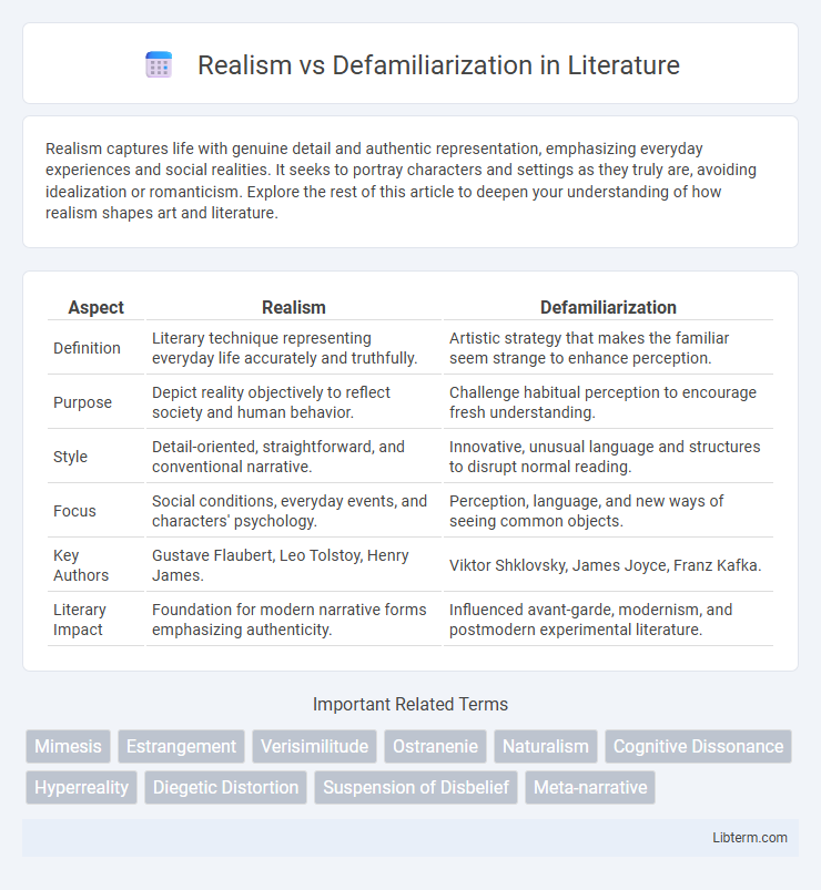 Defamiliarization vs Realism in Literature - What is The Difference?