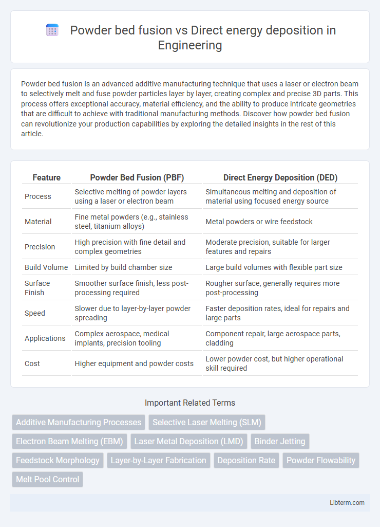 Direct energy deposition vs Powder bed fusion in Engineering - What is The Difference?