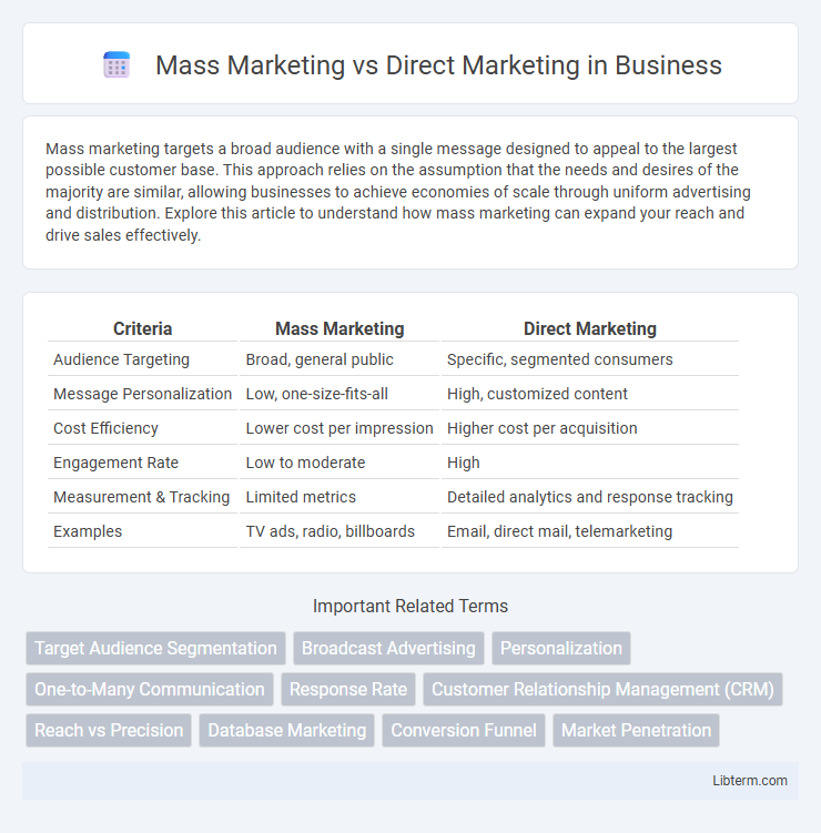 Direct Marketing vs Mass Marketing in Business - What is The Difference?