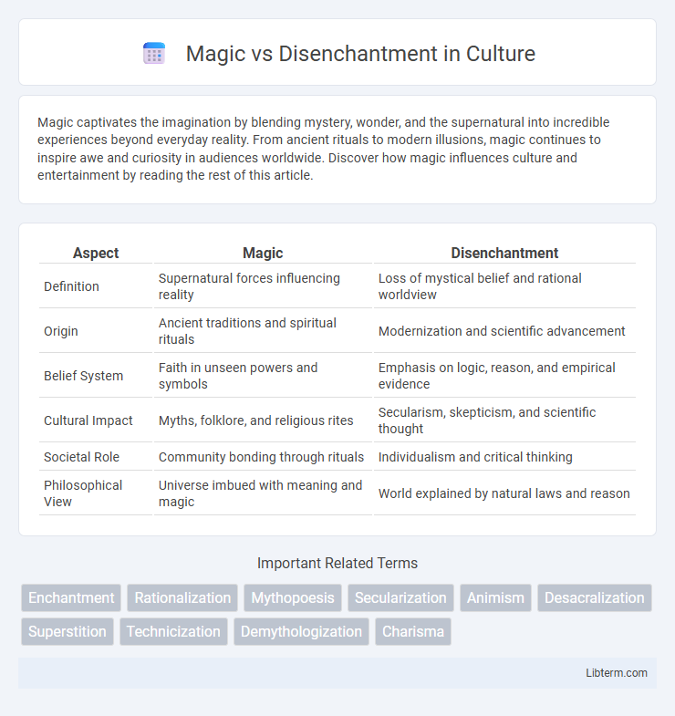 Disenchantment vs Magic in Culture - What is The Difference?