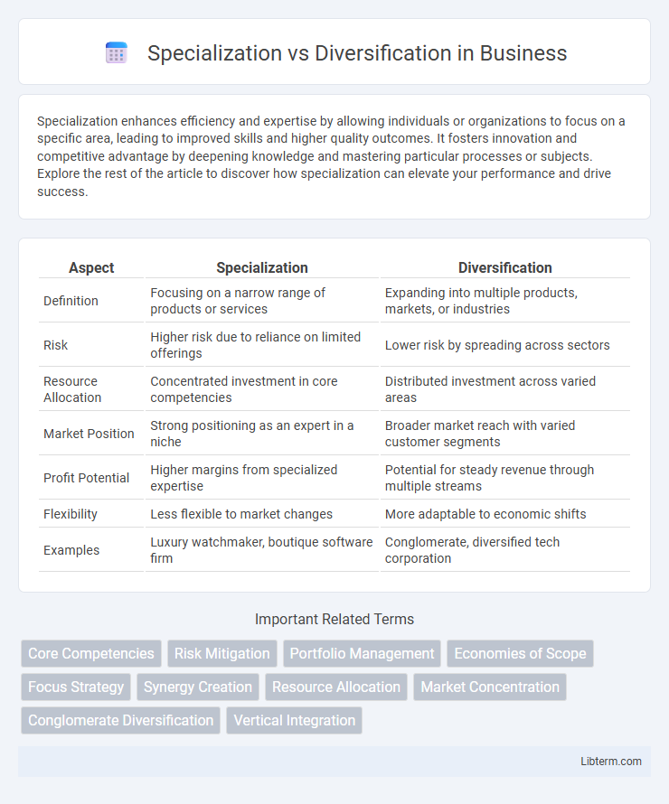Diversification vs Specialization in Business - What is The Difference?