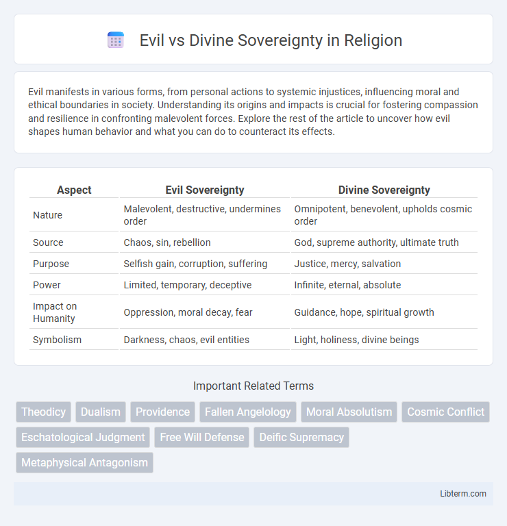 Divine Sovereignty vs Evil in Religion - What is The Difference?
