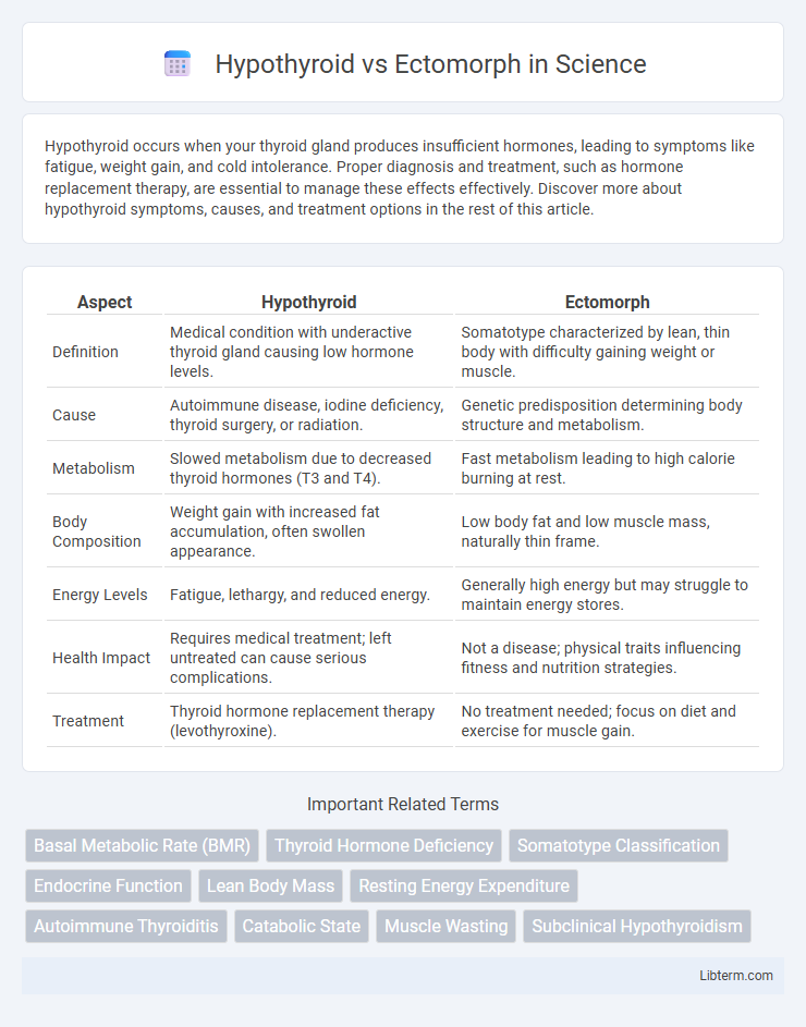 Ectomorph vs Hypothyroid in Science - What is The Difference?