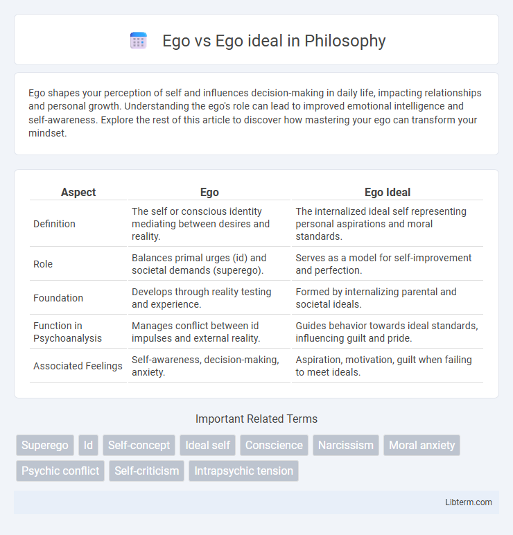Ego ideal vs Ego in Philosophy - What is The Difference?