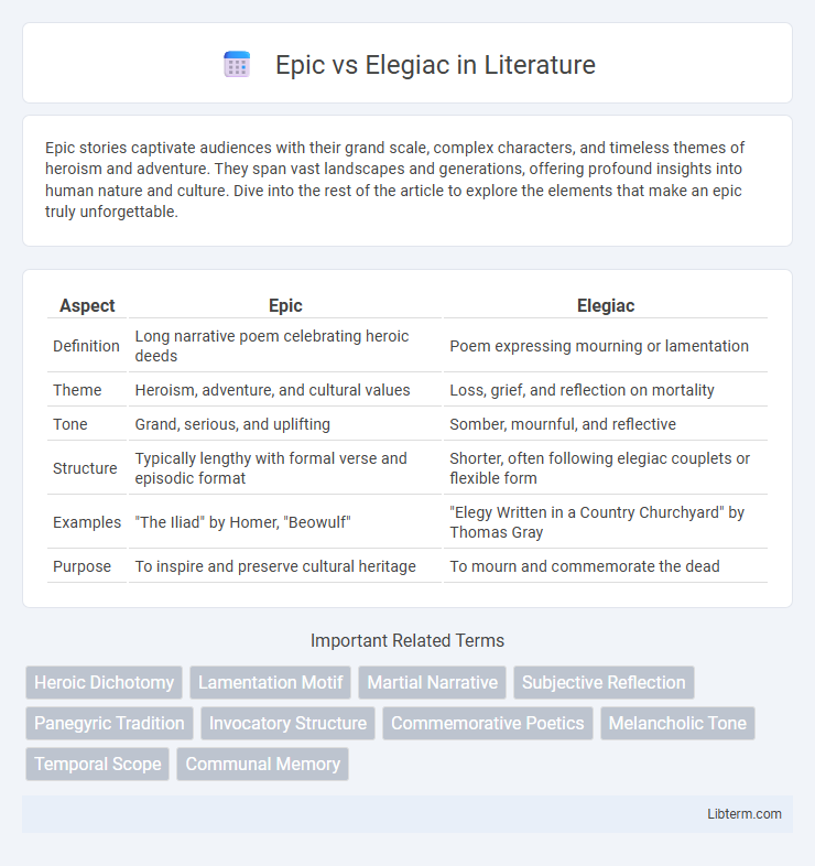Elegiac vs Epic in Literature - What is The Difference?