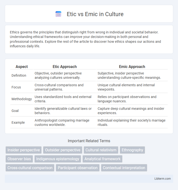 Emic vs Etic in Culture - What is The Difference?
