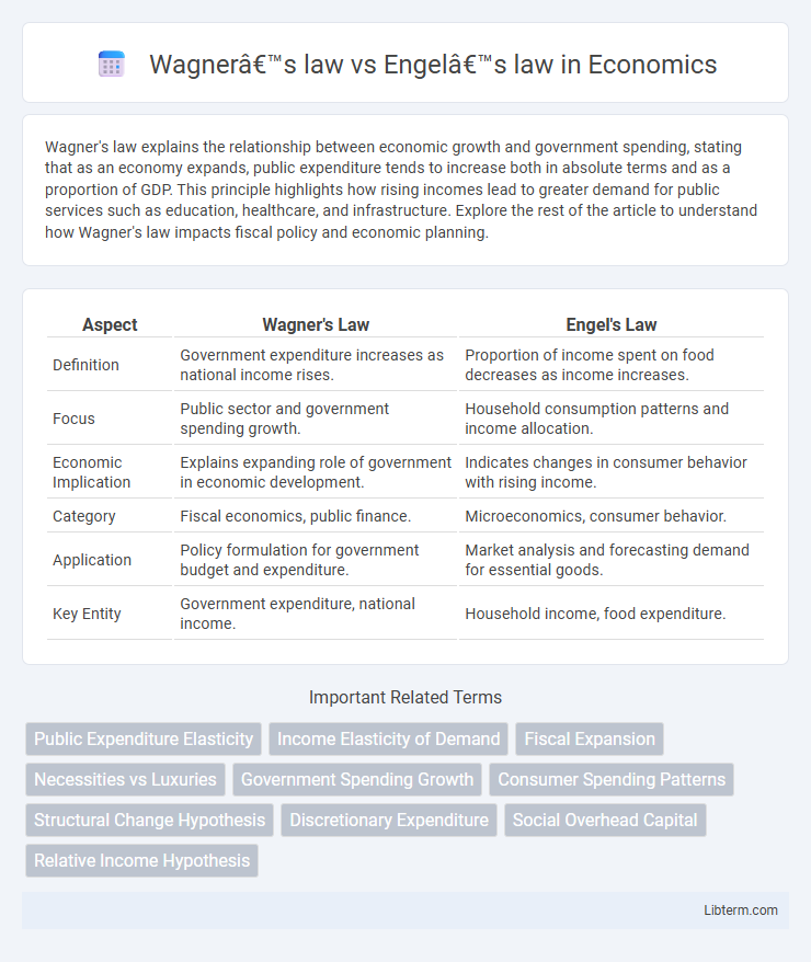 Engel’s law vs Wagner’s law in Economics - What is The Difference?