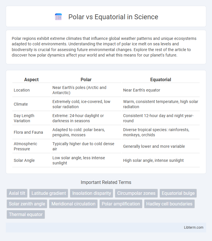 Equatorial vs Polar in Science - What is The Difference?