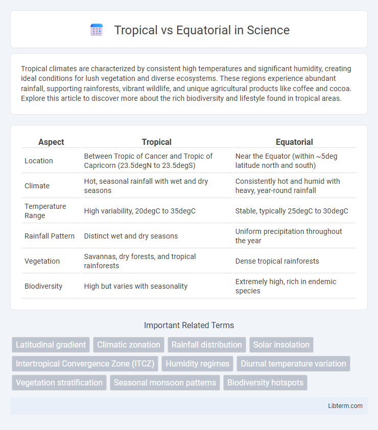 Equatorial vs Tropical in Science - What is The Difference?
