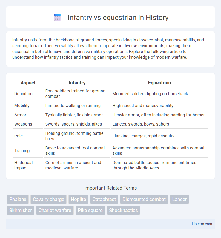 equestrian vs Infantry in History - What is The Difference?