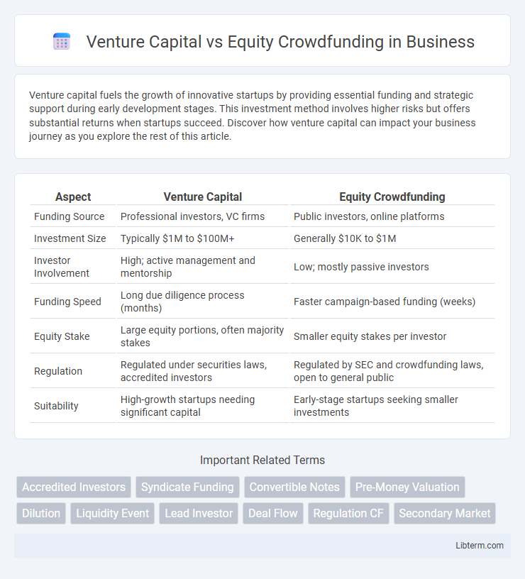 Equity Crowdfunding vs Venture Capital in Business - What is The Difference?
