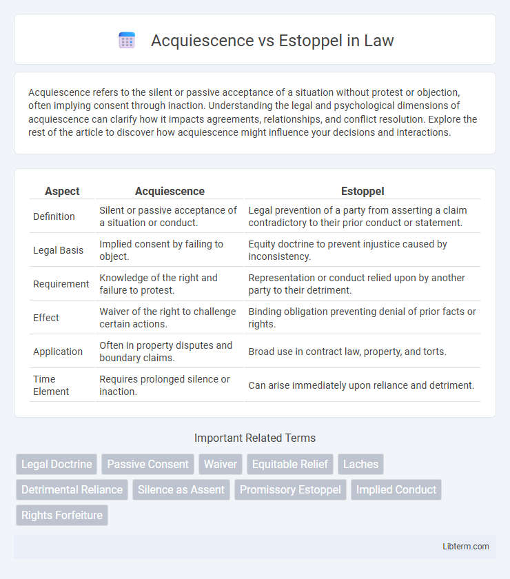 Estoppel vs Acquiescence in Law - What is The Difference?
