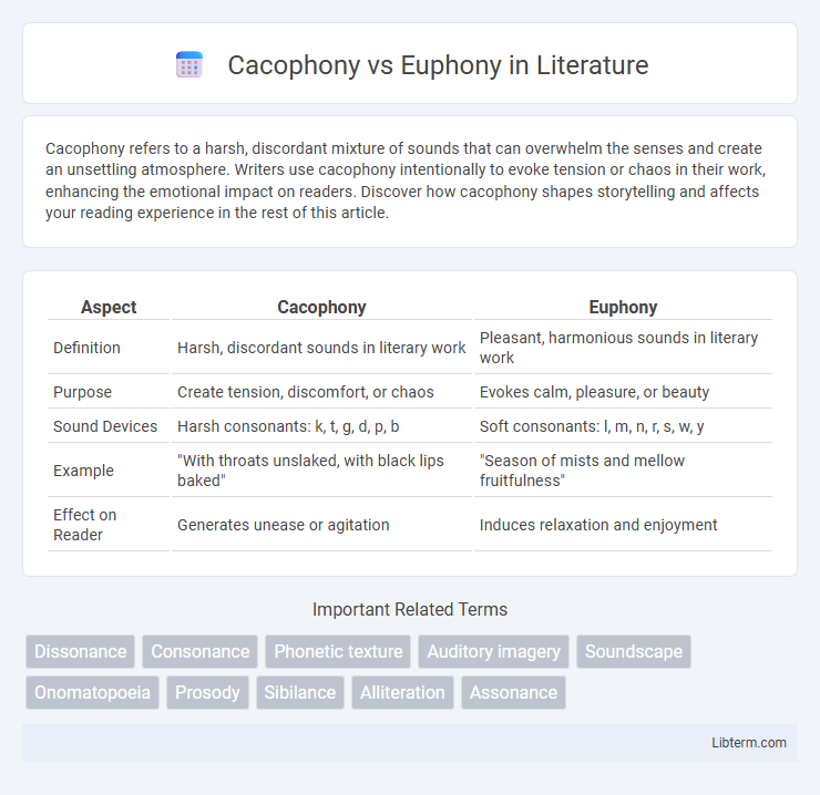 Euphony vs Cacophony in Literature - What is The Difference?