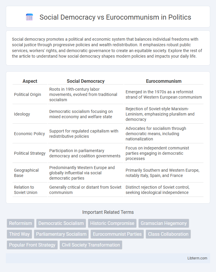 Eurocommunism vs Social Democracy in Politics - What is The Difference?