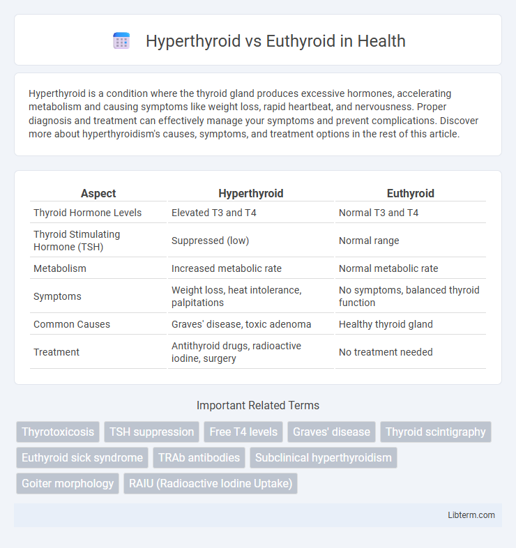 Euthyroid vs Hyperthyroid in Health - What is The Difference?