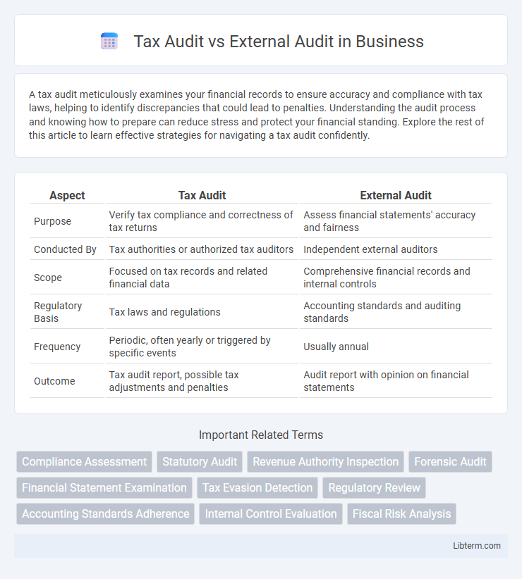 External Audit vs Tax Audit in Business - What is The Difference?