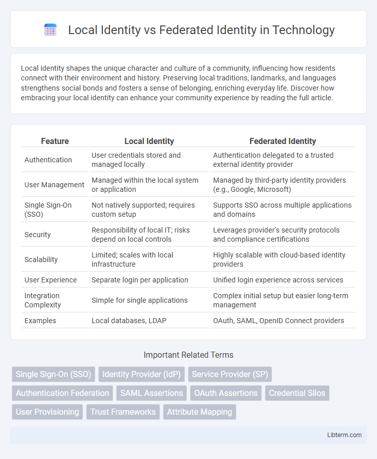 Federated Identity vs Local Identity in Technology - What is The Difference?