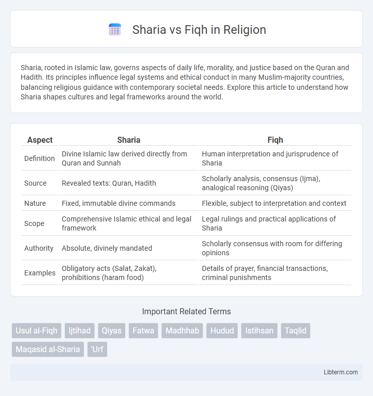 Fiqh vs Sharia in Religion - What is The Difference?