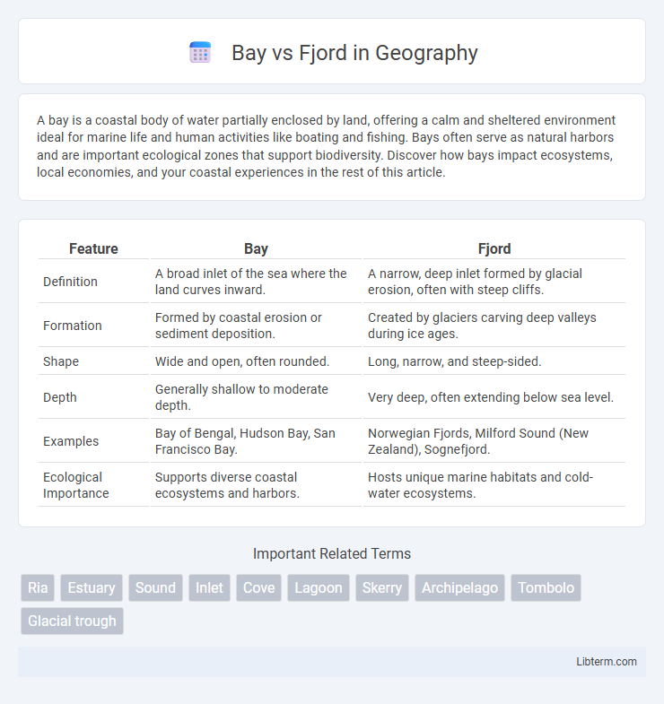 Fjord vs Bay in Geography - What is The Difference?