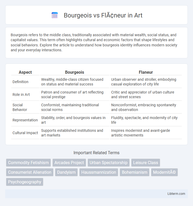 Flâneur vs Bourgeois in Art - What is The Difference?