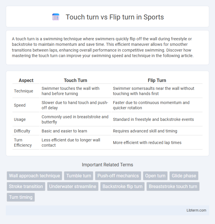 Flip turn vs Touch turn in Sports - What is The Difference?