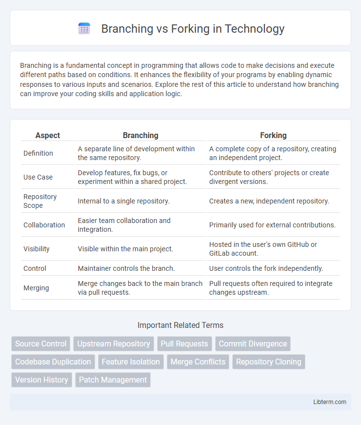 Forking vs Branching in Technology - What is The Difference?