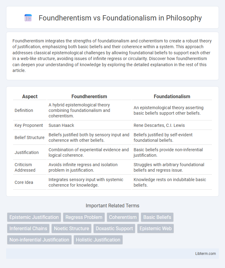 Foundationalism vs Foundherentism in Philosophy - What is The Difference?