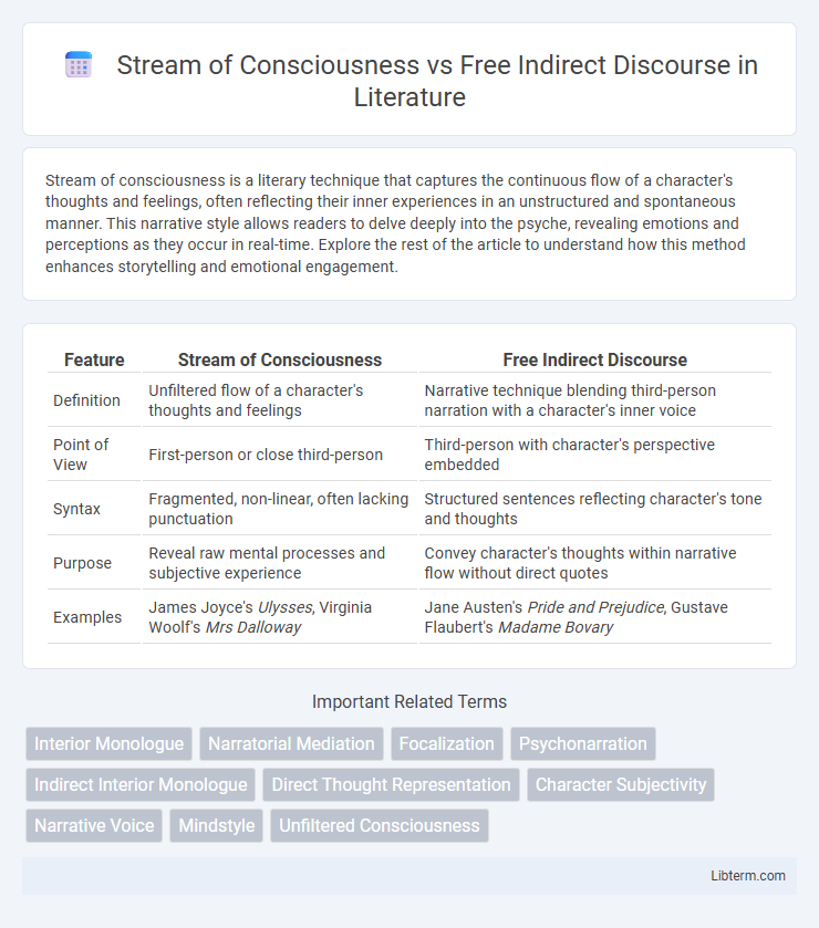 Free Indirect Discourse vs Stream of Consciousness in Literature - What is The Difference?