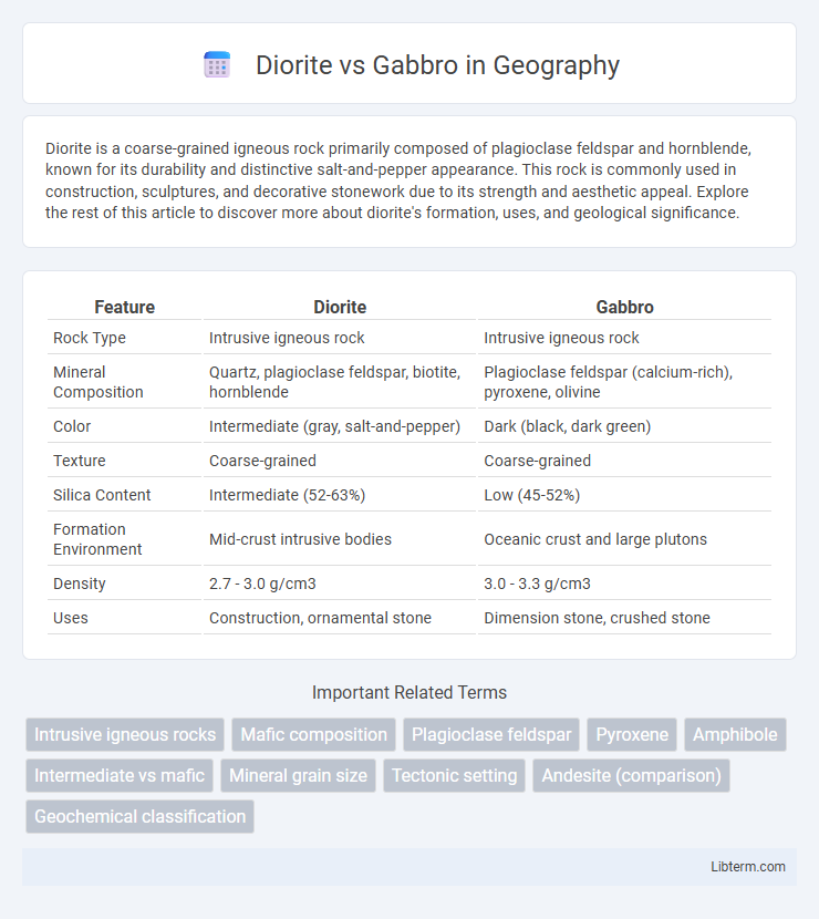 Gabbro vs Diorite in Geography - What is The Difference?
