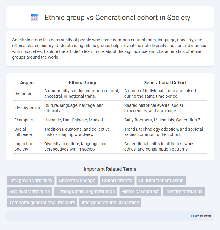 Generational cohort vs Ethnic group in Society - What is The Difference?