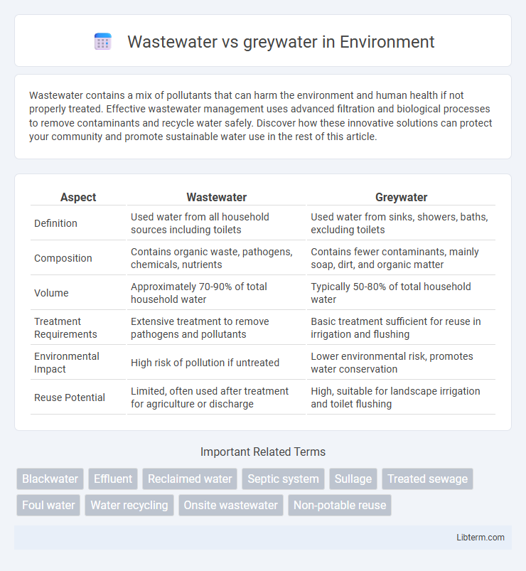 greywater vs Wastewater in Environment - What is The Difference?