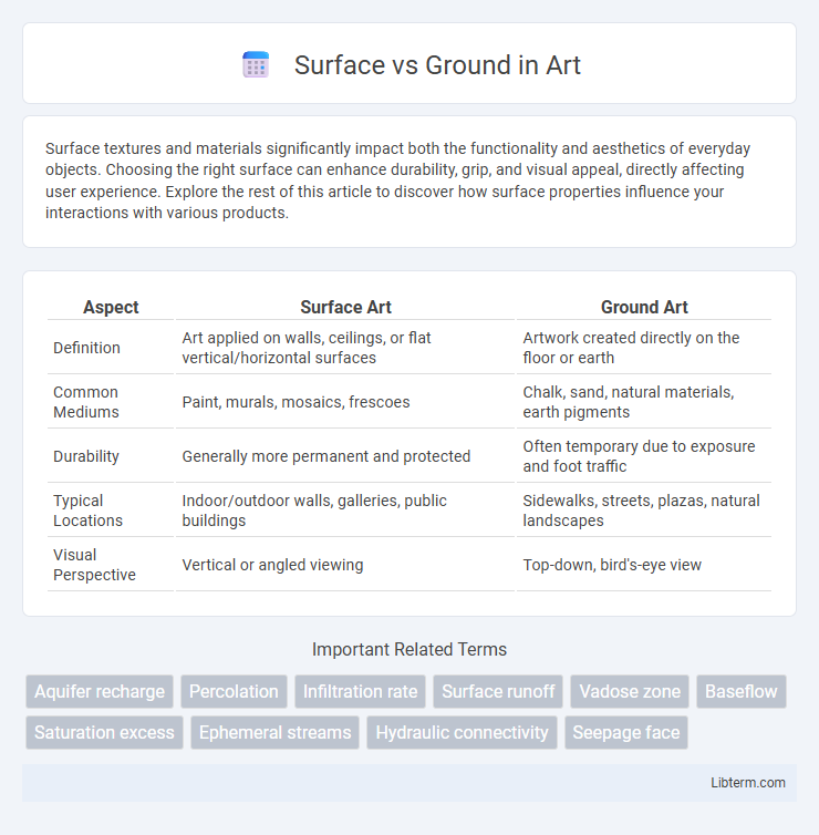 Ground vs Surface in Art - What is The Difference?