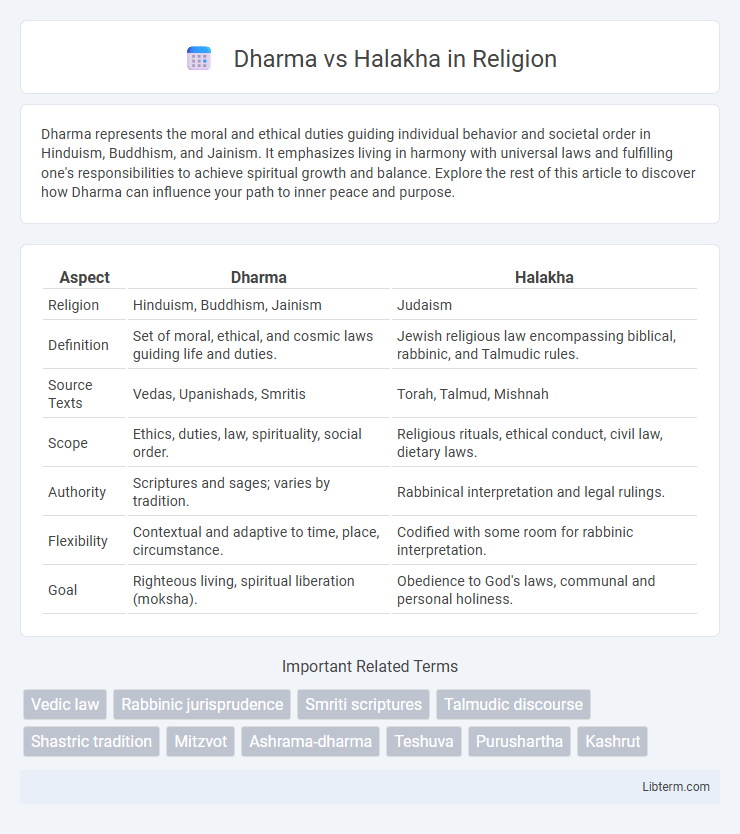 Halakha vs Dharma in Religion - What is The Difference?
