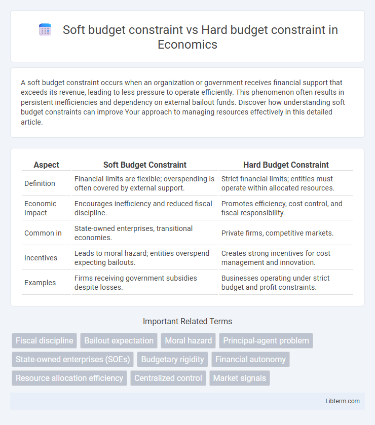 Hard budget constraint vs Soft budget constraint in Economics - What is The Difference?