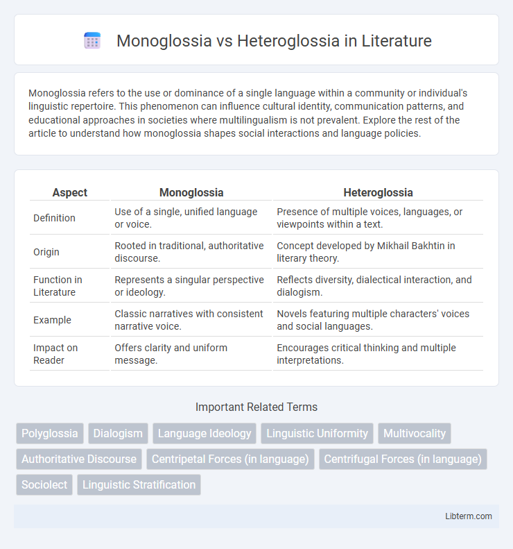 Heteroglossia vs Monoglossia in Literature - What is The Difference?