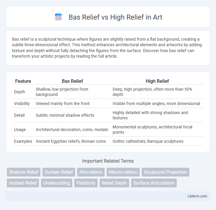 High Relief vs Bas Relief in Art - What is The Difference?