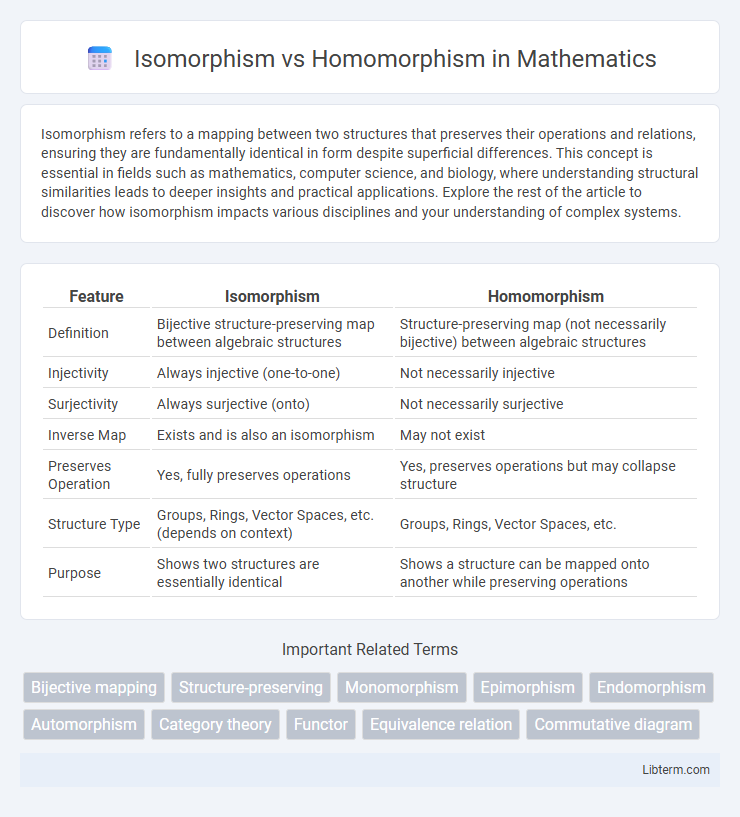 Homomorphism vs Isomorphism in Mathematics - What is The Difference?