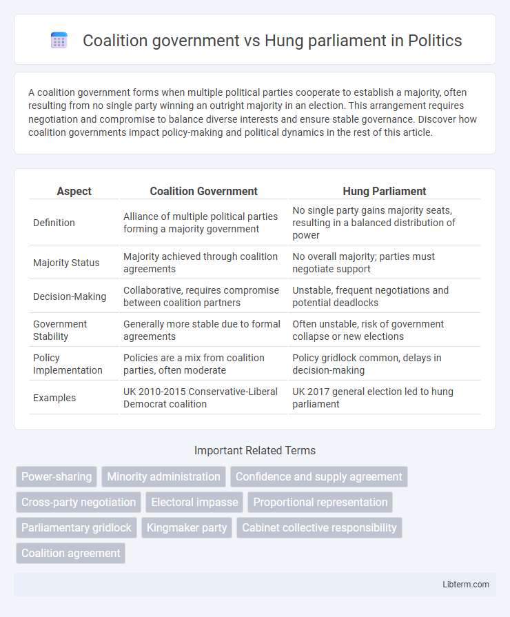 Hung parliament vs Coalition government in Politics - What is The Difference?