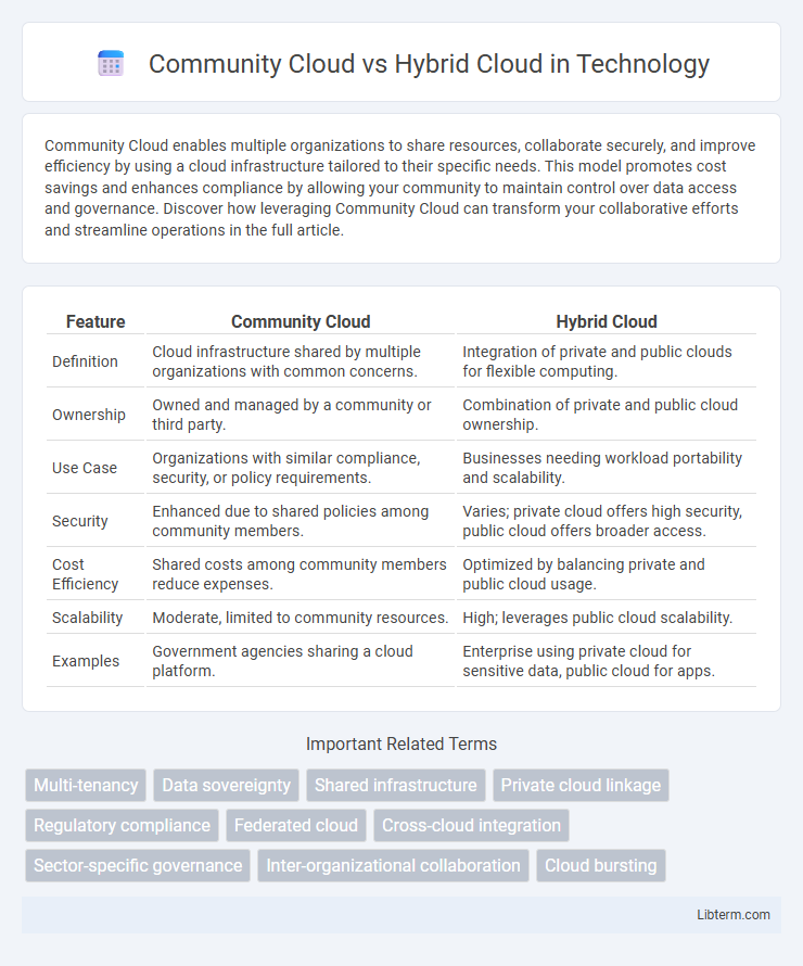 Hybrid Cloud vs Community Cloud in Technology - What is The Difference?