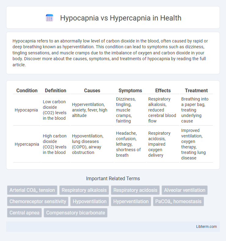 Hypercapnia vs Hypocapnia in Health - What is The Difference?