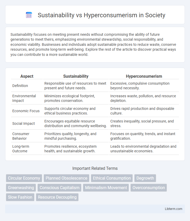 Hyperconsumerism vs Sustainability in Society - What is The Difference?
